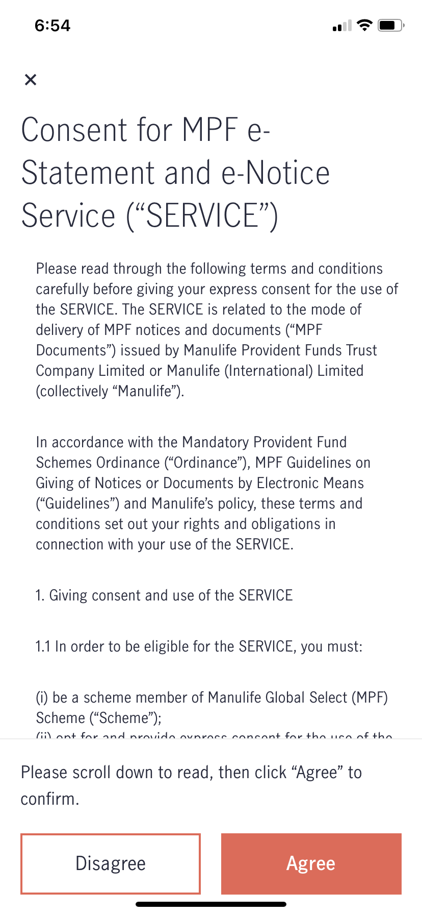 e-Statement and e-Notice Service