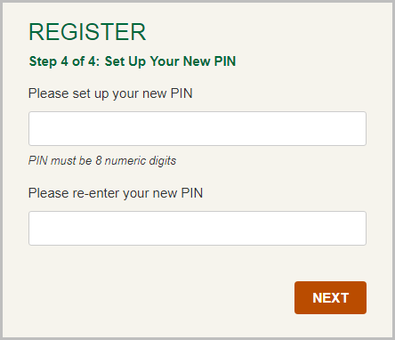 Manulife First Time Login Guide for Personal Customers Step 6 Set Up Pin